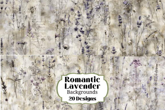 Effortless Elegance with Romantic Lavender Seamless Backgrounds