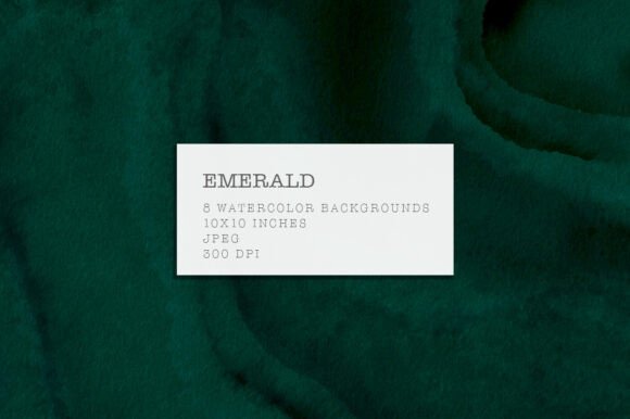 Emerald Green Watercolor Backgrounds: A Designer's Asset