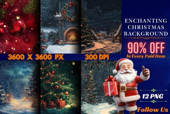Enchanting Christmas Backgrounds: A Designer's Guide to Holiday Magic