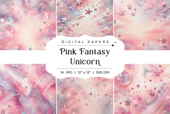 Enchanting Pink Fantasy Unicorn Backgrounds for Dreamy Projects