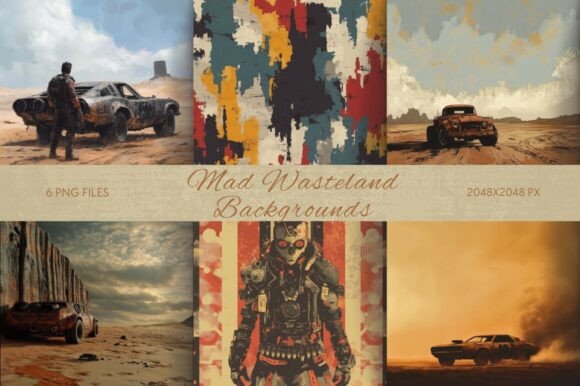 Mad Wasteland Backgrounds: A Designer's Guide to Dystopian Atmosphere