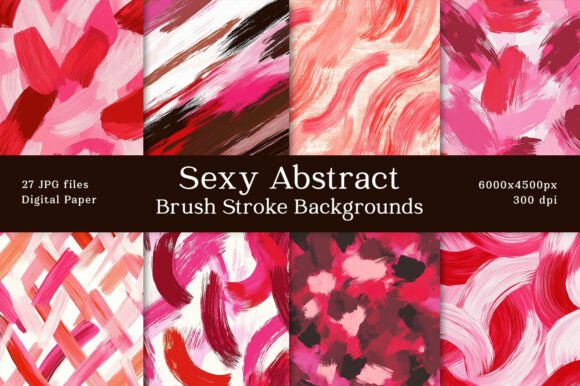 Unleash Your Creative Vision with Abstract Brush Strokes
