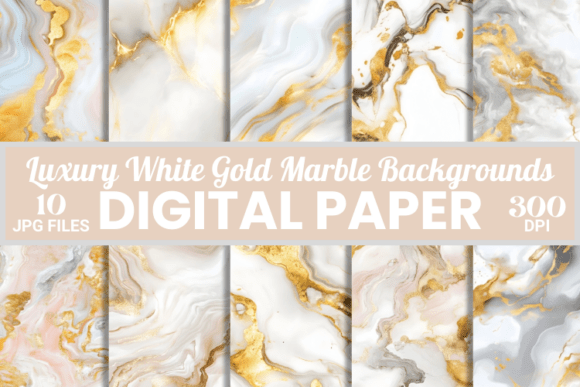 White Gold Marble Backgrounds: A Designer's Guide